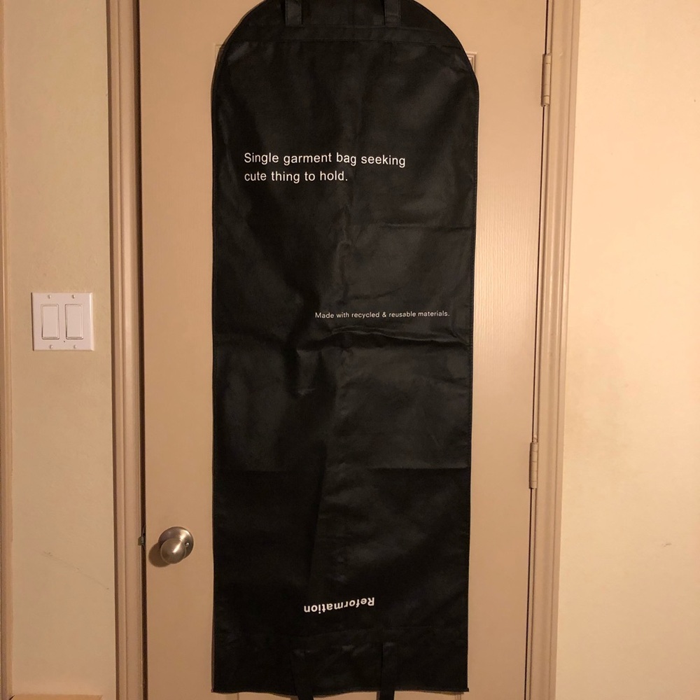 REFORMATION Garment Bag - NWT